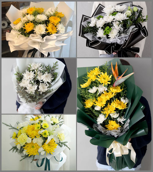 贵州六盘水盘县乌蒙镇俄力科村白事花束代送